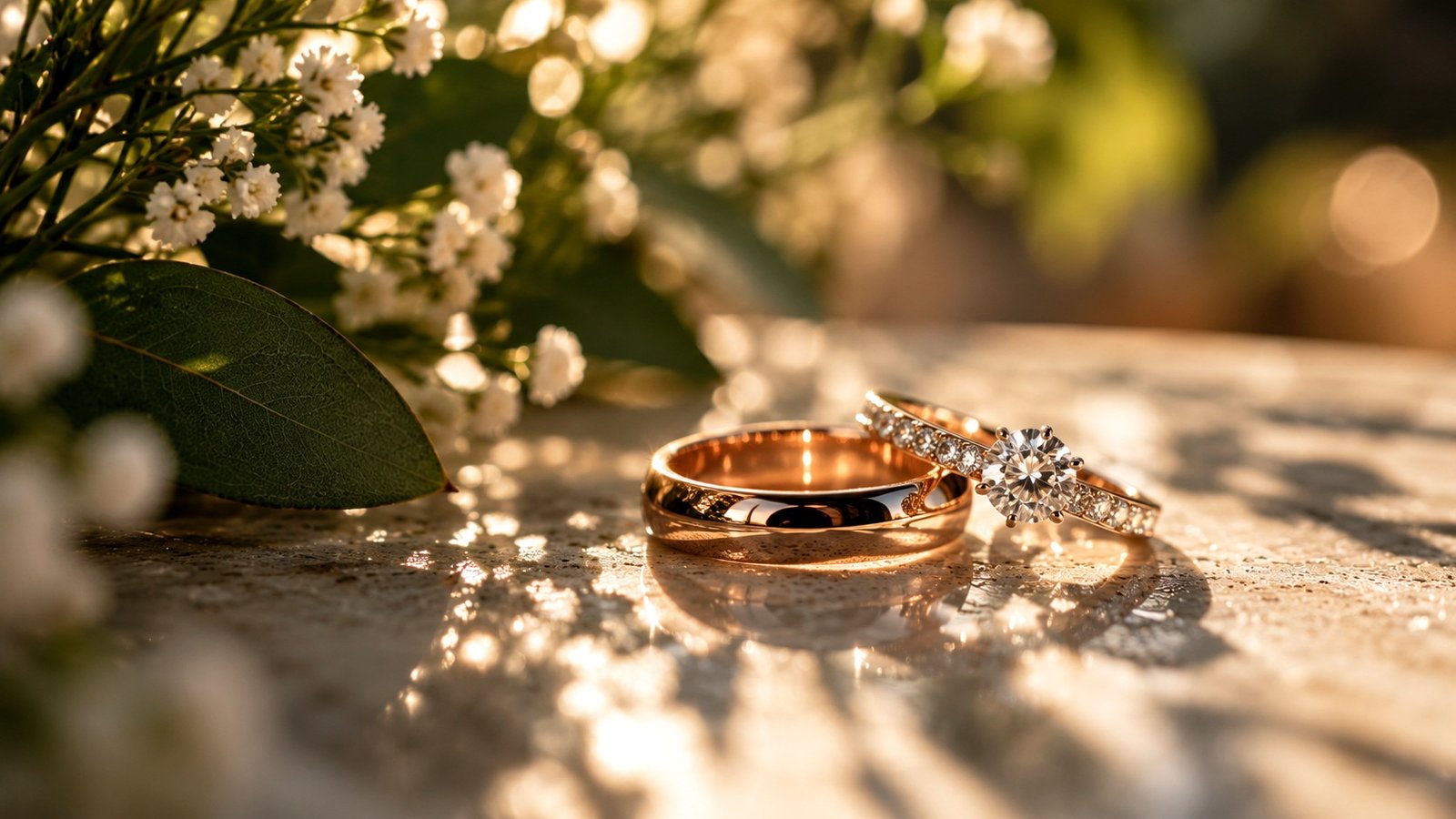 Wedding rings detail
